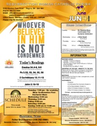 June 24th Bulletin and Inserts