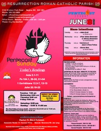 June 8 2025 Bulletin and Inserts