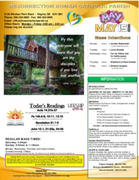 May 15th Bulletin and Inserts