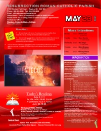 May 23rd Bulletin and Inserts